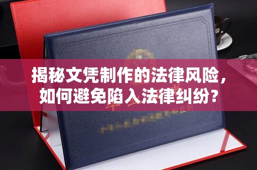 德令哈揭秘文凭制作的法律风险，如何避免陷入法律纠纷？